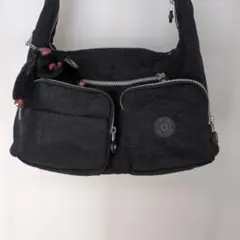 Kipling ブラック ショルダーバッグ