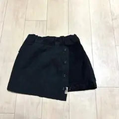 お値下げ　新品タグ付き　Aimable スカート　黒　100cmのサムネイル