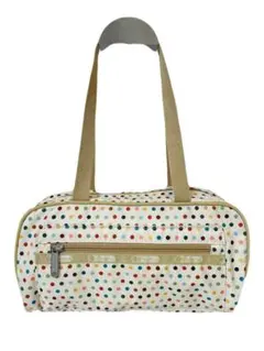 【中古品】レスポートサック LeSportsac ポーチ ハンドバッグ 水玉柄