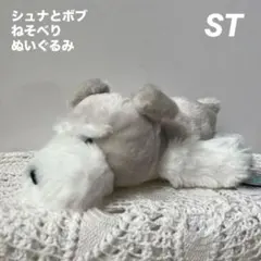 シュナとボブねそべり　STぬいぐるみ　シュナ脱力のサムネイル