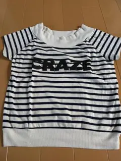 最終値下げOZOC オゾック　ストライプ 半袖Tシャツ サイズ38のサムネイル
