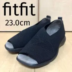 人気✨fitfit フィットフィットオープントゥサンダル 23.0