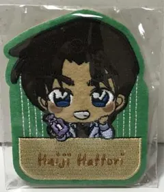 名探偵コナン　ししゅうますこっと　服部平次　缶バッジ　アクリルバッジ