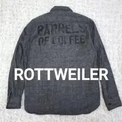 ROTTWEILER ロットワイラー バックプリント シャンブレーシャツ Sのサムネイル