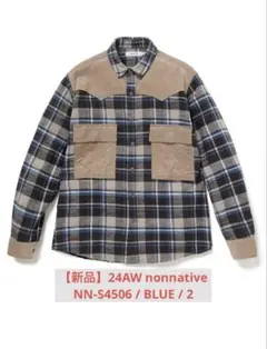 nonnative EX SHIRT SLUB FLANNEL CHECKのサムネイル