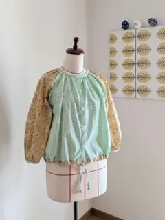 定価￥28600] ロワズィール リバティプリントパッチワークブラウス 