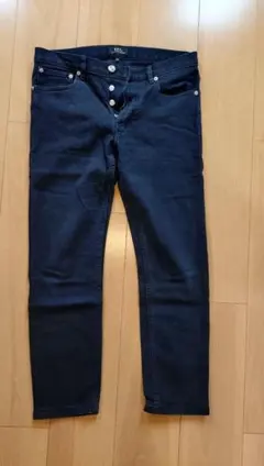 ブラックスキニー デニム