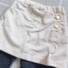 コーデュロイスカートとレギンスセット 110