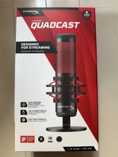 HYPER X ハイパーエックス QUADCAST レッド 美品 箱付 中古品 HYPER X ハイパーエックス QUADCAST レッド 美品 箱付 中古品