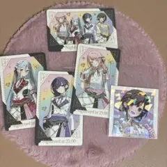プロセカ感謝祭　グリーティングカード　まふゆ　奏　　瑞希　絵名　ニーゴ