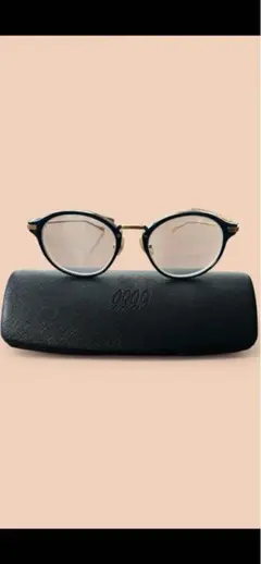 JINSレンズ　伊達メガネ　サングラス　度つきレンズ　黒　金 おしゃれ