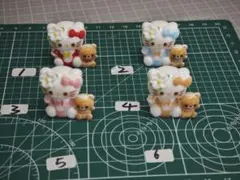 ハローキティ デコレーションパーツ 4個セット