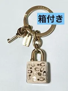 お値下げCOACH コーチ キーホルダー チャーム ハート 鍵 モチーフ 南京錠 COACH コーチ キーホルダー チャーム ハート 鍵 モチーフ 南京錠