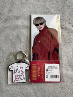 白濱亜嵐　チケット風カード　ラバーキーホルダー