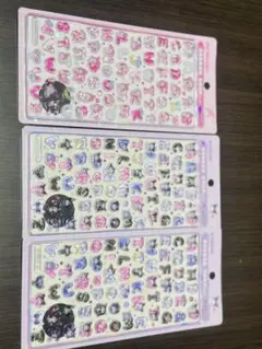 新作 サンリオ ボンボンドロップシール moji クロミ等 3点 まとめ売り