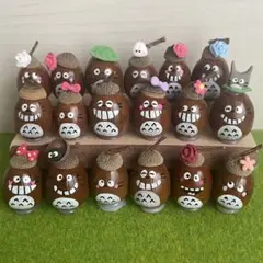 どんぐりアート たぬき ハンドメイド 9個セット 飾り パーツ - メルカリ