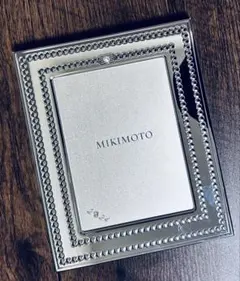 MIKIMOTOミキモト2023イヤーフォトフレーム(錫仕上げ)クロス付き