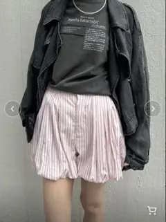 新品 ameri アメリ ストライプ パンツ pumpkin pantsのサムネイル