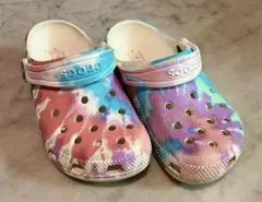 Crocs タイダイ サンダル　C11（約18cm）