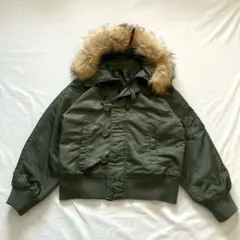 bomber flight jkt N2B N-2B 短丈 y2k 鬼ファー
