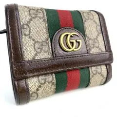 極美品✨️ GUCCI 三つ折財布 オフィディア マーモント シェリーライン