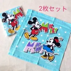 タオル　ミッキー　ミニー　新品　非売品　2枚セット
