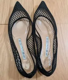 PELLICO メッシュ パンプス ブラック　35のサムネイル