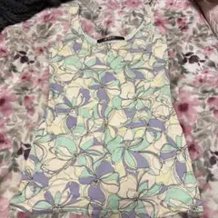 LIP SERVICE 花柄ストレッチタンクトップ