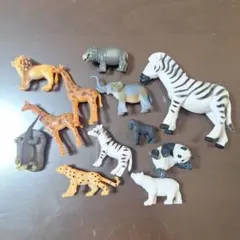 動物フィギュア 12体セット
