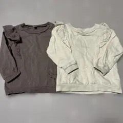 《80cm》裏毛トレーナー２着