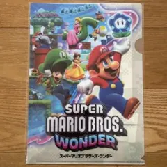 スーパーマリオブラザーズ・ワンダー　クリアファイル