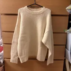 【即発送可能】MISCH MASCH クリーム色長袖ニット