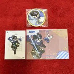 CR crazyraccoon ess えすす 缶バッジ クリアシート カード