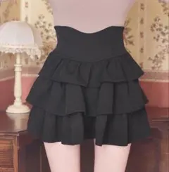 michellMacaron フリル美脚スカート