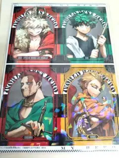 【未開封】最強ジャンプ付録　ホロステッカー＆ポストカード　ヒロアカ