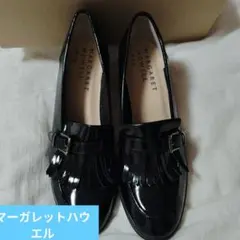 MARGARET HOWELL ブラック　ヒール　シンプル　23.5㎝ MARGARET HOWELL ブラック ヒール シンプル 23.5㎝ MARGARET