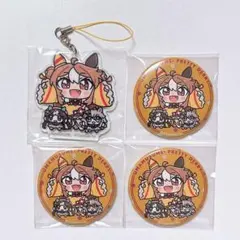 ウマ娘 コパノリッキー 缶バッジ キャラバッジ アクリルストラップ アクキー