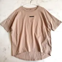 PASSIONE　パシオーネ　　ロゴ 半袖 Tシャツ ベージュ サイズ38のサムネイル
