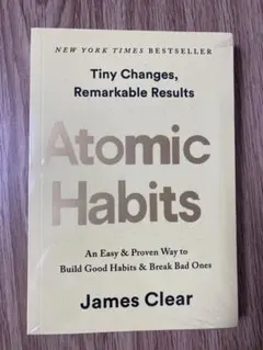 洋書　 Atomic Habits　ジェームズ・クリア　複利で伸びる1つの習慣