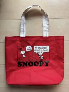 SNOOPY トートバッグ レッド