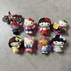 ハローキティーミニフィギュア 8体セット