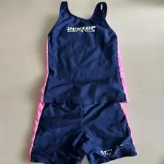 DUNLOP 水着セット 130cm ネイビー/ピンク