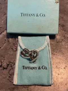 Tiffany ティファニー オープンハート ピンプローチ ブローチ 刻印有