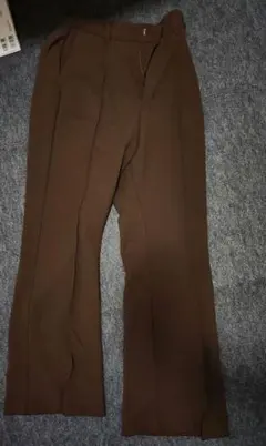 earth music&ecology ブラウン フレアパンツ