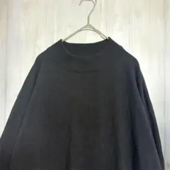 コロニー トゥーワンスリーナイン　ドロップS オーバーサイズニット　黒　F