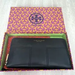 TORY BURCH ブラック 長財布 箱付き