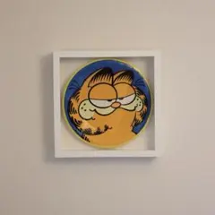 70s 80s GARFIELD ガーフィールド 紙皿 ヴィンテージ額装