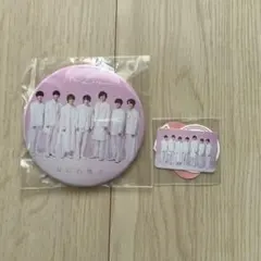 なにわ男子 缶バッジ ステッカー セット