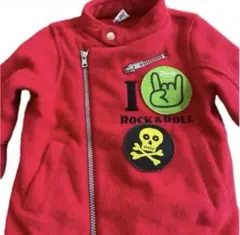 partyparty 赤いロック＆ロールアウター 90cm