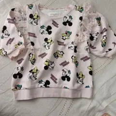 Loulou Ami ミッキー・ミニー トレーナー 90　半袖